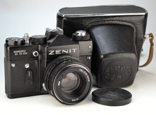 1982 SOVIET USSR "ZENIT-TTL" SLR CAMERA  HELIOS-44m lens f2/58 M42 5 