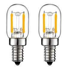 1W LED Night Light Bulbs 150lm 2700K T22 T7 15W Equivalent Salt Lamp 2-Pack