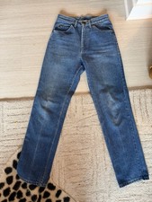 Vintage Lee Riders 1970s Woman s Jeans 26x29 High Waist Made In USA