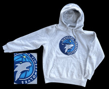 Minnesota Timberwolves Stitched Logo Sweatshirt Mens LARGE Hoodie Antigua