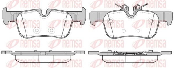 Remsa Bremsbelagsatz Scheibenbremse 1573.00 FüR Mini F45 BMW 2Er Active Tourer-image