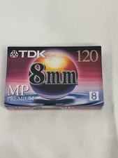 TDK 8mm 120 MP Premium Camcorder Cassette Tape NEW  SEALED