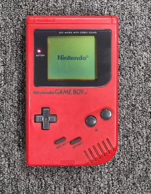 Nintendo Game Boy Play It Loud Red Handheld System Original GB