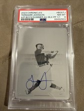 2023 Chronicles Termarr Johnson Printing Plate Auto 1/1 PSA 8