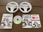 New ListingMario Kart Wii Nintendo Wii Video Game With Booklet and (2) Wii Wheels, Exc Cond