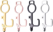 No Touch Door Opener (4 PC) | Clean Keys Button Pusher Stylus | Touchless