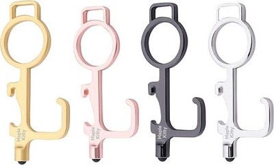 No Touch Door Opener (4 PC) | Clean Keys Button Pusher Stylus | Touchless