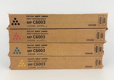 Ricoh Genuine Toner Set MP C6003 CMYK 841849 841850 841851 841852 New Sealed