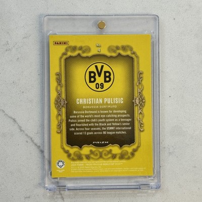 panini prizm Qatar gold Thiago 01/10 サイン 2025 Panini Prizm FIFA Club World Cup #4 Christian Pulisic Pitch