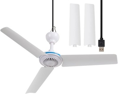 Portable Ceiling Fan Mini USB Tent Fans for RV, Camping, Outdoor Hanging Gazebo