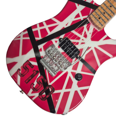 Eddie Van Halen Frankenstrat Gitarre Miniatur Nachbau | Handarbeit