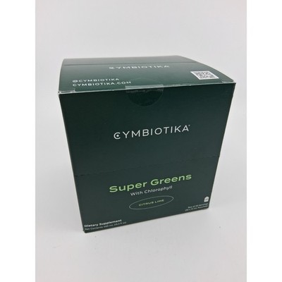 Cymbiotika Super Greens with Chlorophyll Citrus Lime 30 units EXP 11/2025