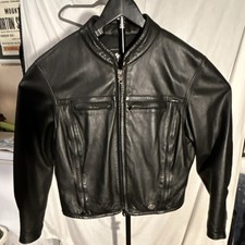 Harley-Davidson Women's Leather Jacket Black Size Large 98136-03VM Vented
