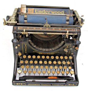 Antique 1925 Underwood No. 5 Standard Typewriter Ready to Restore 513673