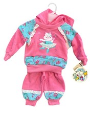 Vintage Cuties by Judy Kids Baby 2-Piece Set Sz 18M Floral Dancer DEADSTOCK NEW