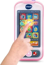 Vtech Touch And Swipe Baby Phone Toy Cell (Pink)