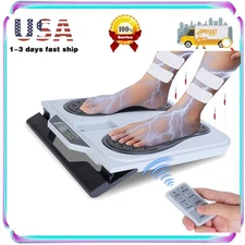 Foot Massager for Neuropathy Rechargeable TENS EMS Foot Stimulator with 10 Modes