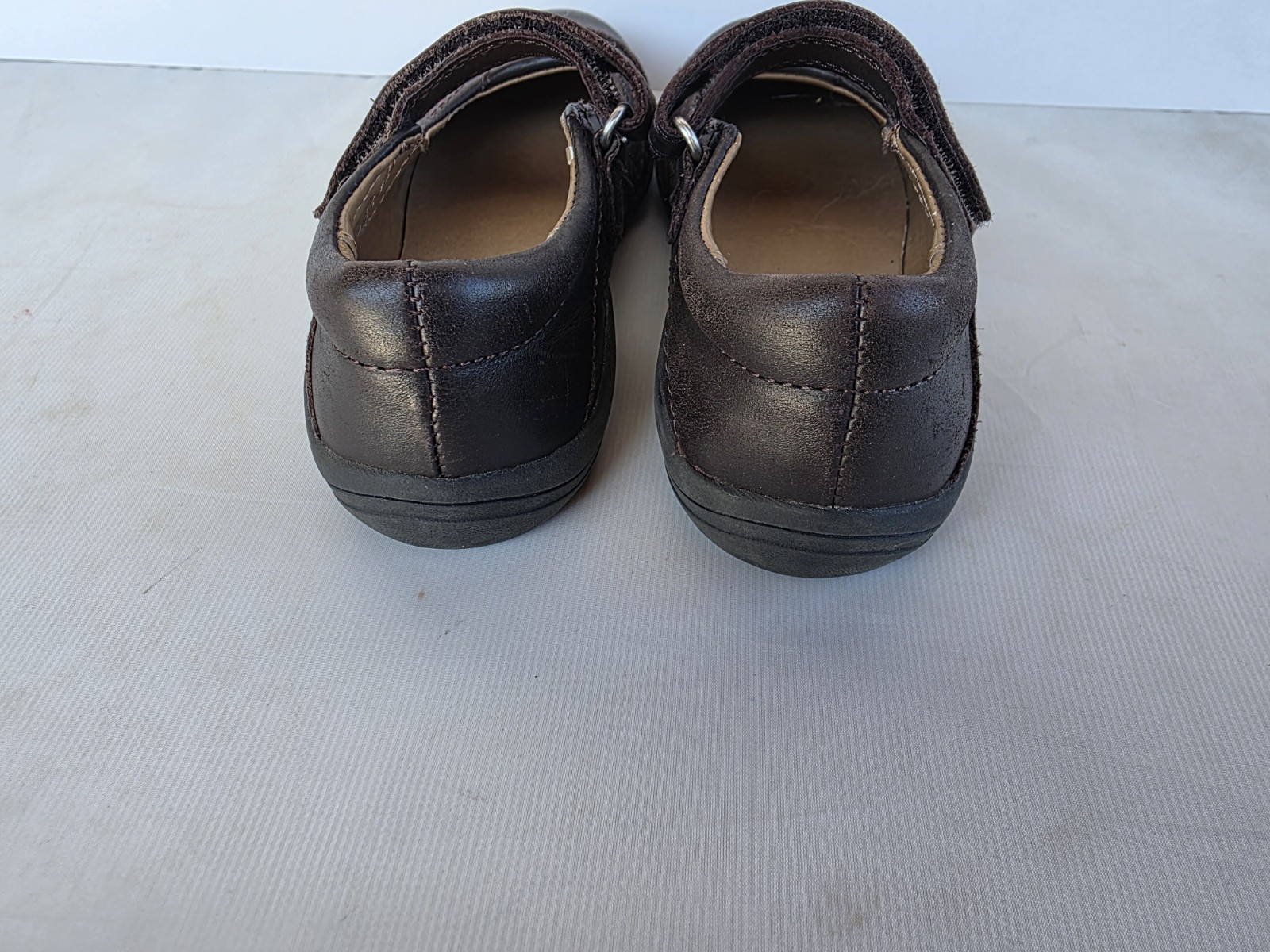Stride Rite Girls  Shoes Sz 13 Carla Brown Leather Mary Jane School Uniform 