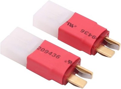 2 Stück T-Stecker auf Tamiya Stecker Adapter für Modelle