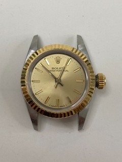 Vintage ROLEX Oyster Ref 67193 Cal 2130 Automatic Women's Watch Runs (32 #143)