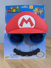 Nintendo Super Mario Bros Sunglasses Sun-Staches of the Character Mario UV400