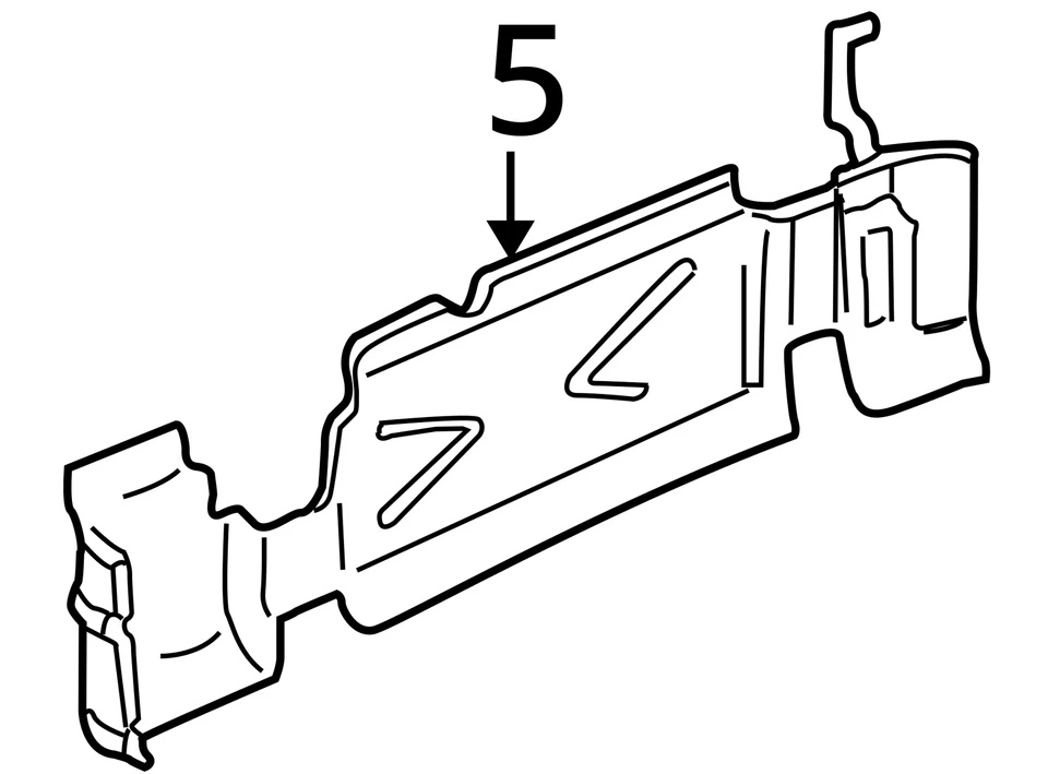 Chevrolet GMC Trailblazer Envoy Shield 2002-2003 ASM F TNK 15077625 - NUEVO OEM Foto 3 de 3