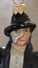Polonais Phantom of the Opera Glass Ornament Vntg 1986 RUG Phantom Christmas