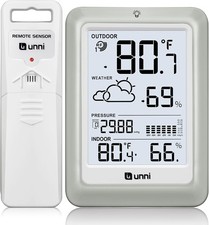 Wireless Weather Stations, with 330ft Range Sensor and Adjustable Backlight Insi