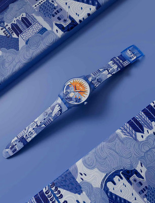 NEW SWATCH rare A PROMISE OF SUN Destination Collection SO729Z707