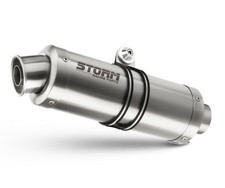 Scarico Storm by Mivv Oval acciaio inox per Kawasaki Z 750 2004 > 2006