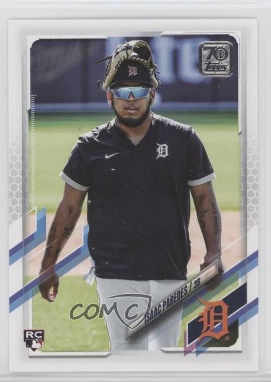 2021 Topps Image Variation SP (Batting Practice) Isaac Paredes #65 jc3