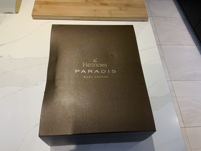 Hennessy Paradis seltene Cognac 70cl leere Kristall Karaffe/Flasche & Box