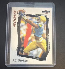 Pinnacle Score 1995 J.J. Stokes Rookie Base Card #263 San Francisco 49ers. rookie card picture
