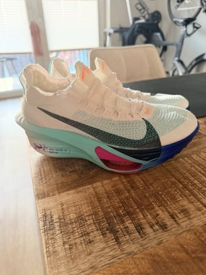 Nike Air Zoom Alphafly Next% 3 White Hyper Turquoise FD8311-104 Men s Size 40.5