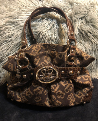 Kathy Van Zeeland Brown Shopper Purse