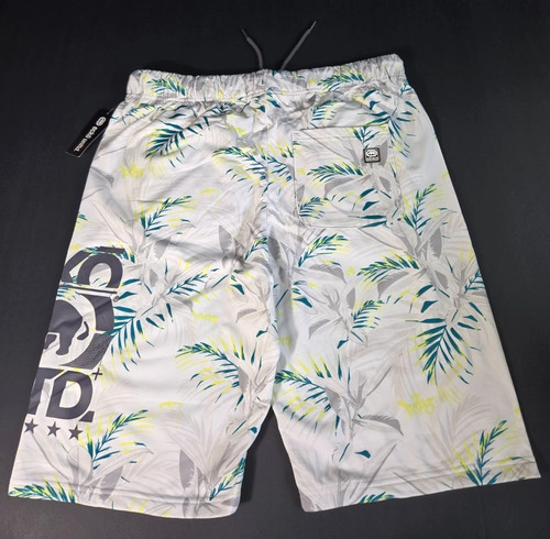 Ecko Unltd White Tropical Mix Board Shorts Men's Size L New With Tags - Picture 6 of 16