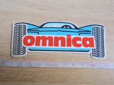 Vintage PNEUS OMNICA Sticker
