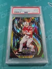 Drake Maye 2024 Select Premier #113 Green & Yellow Shock! New England Patriots