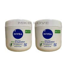 Nivea Aloe & Hydration Body Cream 400 ml x 2 pack