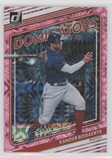2022 Panini Donruss Dominators Pink Fireworks Xander Bogaerts #D-5 5y7