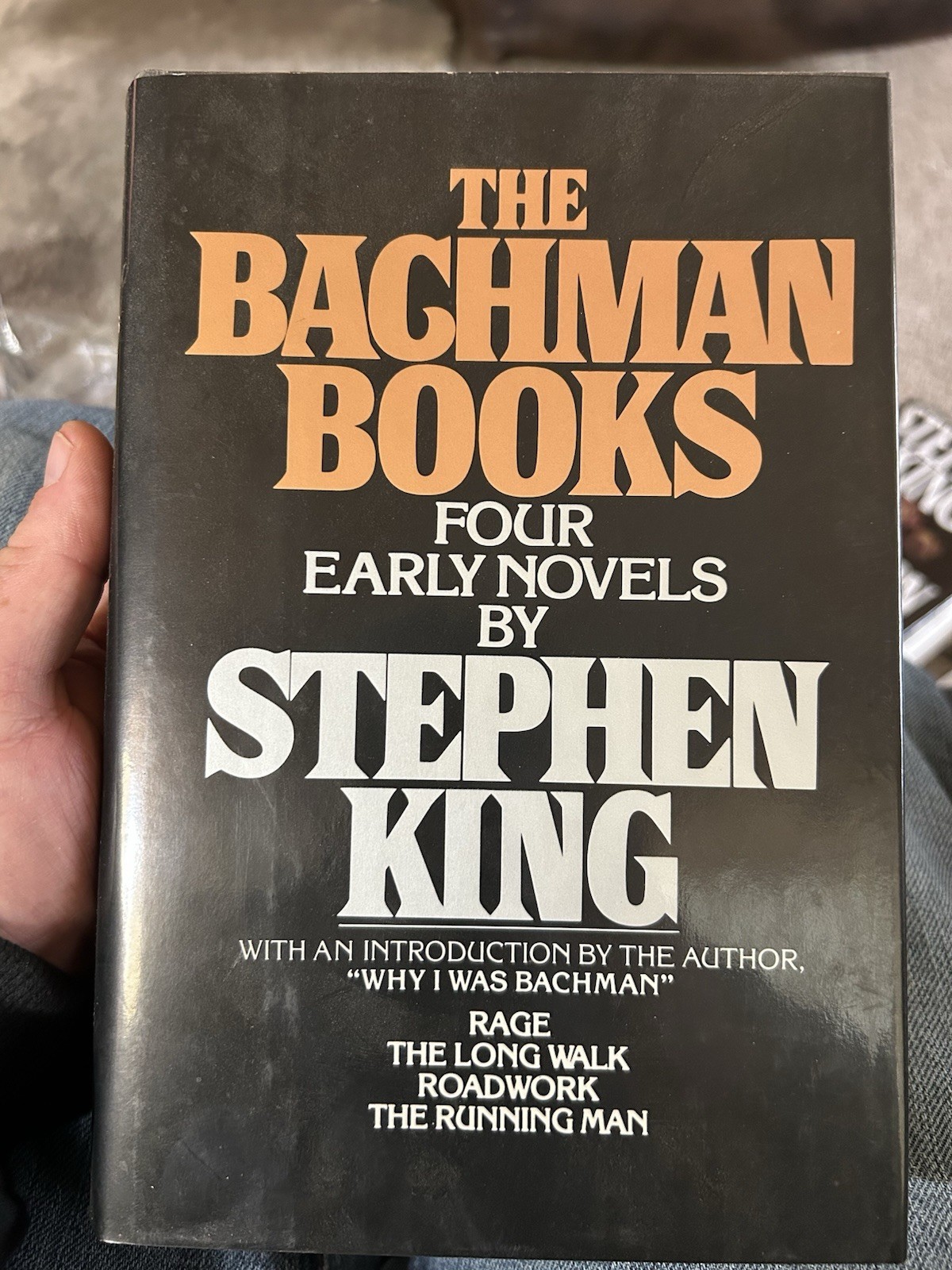 Stephen King The Bachman Books Four Early Novels HC DJ BCE Signet NAL 1985 Rage
