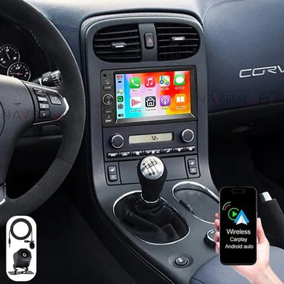 For Chevrolet Corvette 2005-2013 Carplay Android 15 Car Stereo Radio GPS 2+64GB
