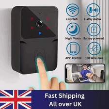 Smart WiFi Wireless Video Doorbell Security Ring Phone Camera Door Bell Intercom