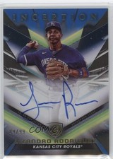 2023 Bowman Inception Auto Blue Foil 89/99 Lizandro Rodriguez #BPA-LR Auto 11s9