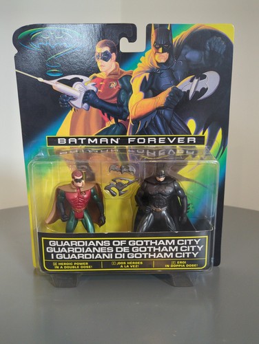 Batman Forever Guardians of Gotham City Batman & Robin 1995 Vintage Sealed - Picture 2 of 8
