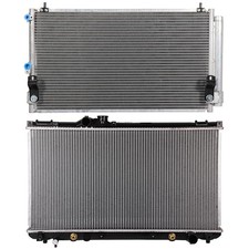 Radiator & AC Condenser Cooling Kit For 2001 2002 2003-2005 Lexus IS300 3.0L