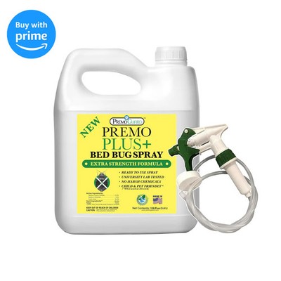 Bed Bug Plus Spray 128 oz | Natural & Non-Toxic | Premo Guard