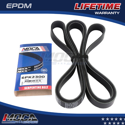 Serpentine Belt for 87-09 Buick Ford GMC Chevrolet Pontiac Saab  6PK2300 