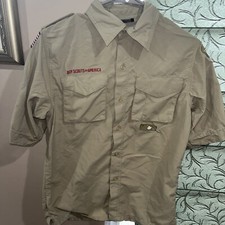Boy Scout BSA UNIFORM SHIRT New Style Youth Large Short Sleeve L64