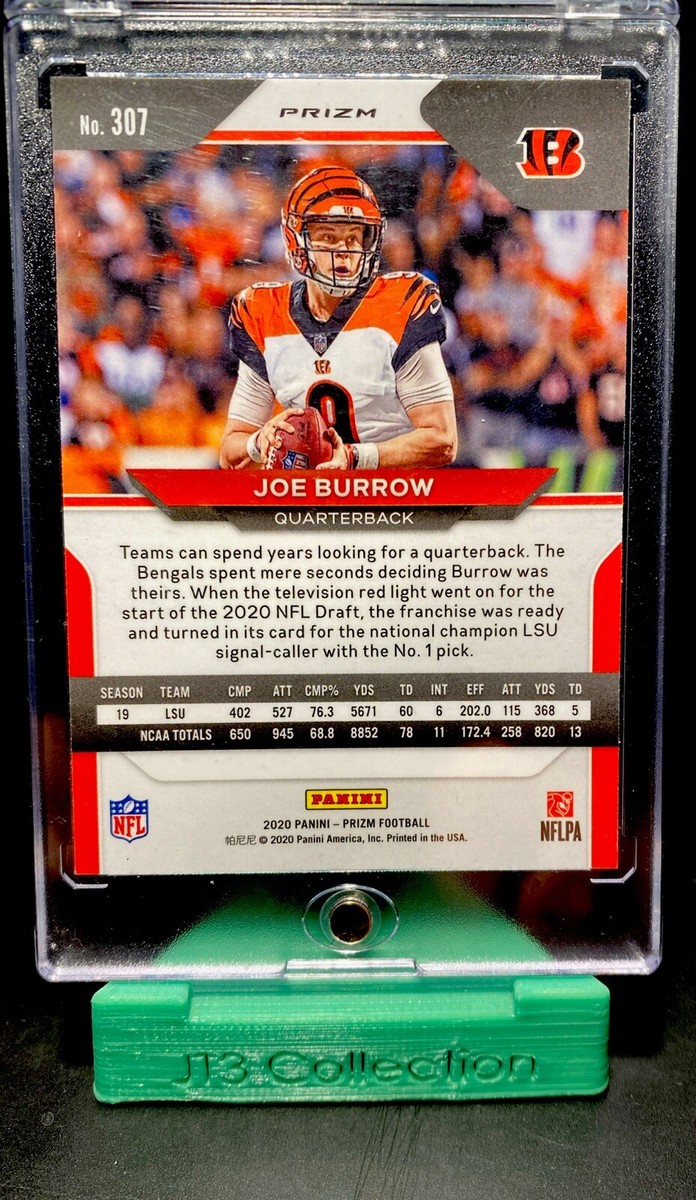 2020 Panini Prizm Red White Blue Prizm RC Joe Burrow ROOKIE #307